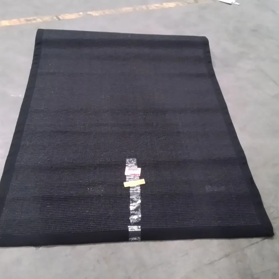 ESSIE SISAL BLACK AREA RUG 180X120CM