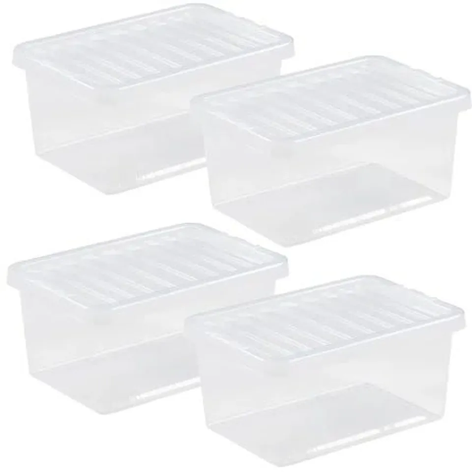 BOXED BEDFORDALE PLASTIC ORGANISER BOXES (1 BOX)
