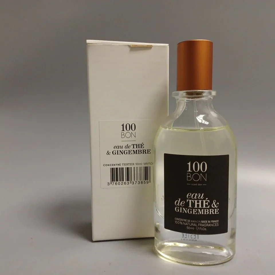 5 BOXED 100BON EAU DE THE & GINGEMBRE (5 x 50ml)