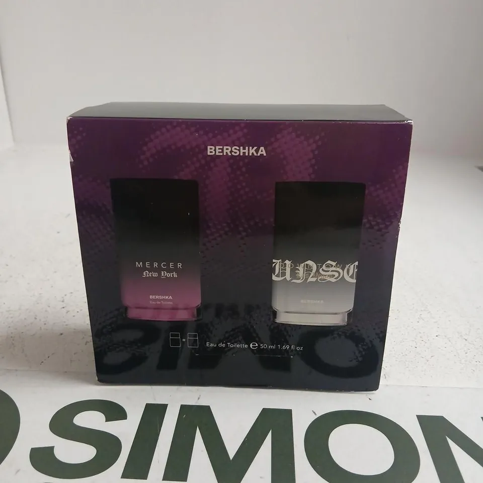 BOXED BERSHKA EAU DE TOILETTE 50ML DUO