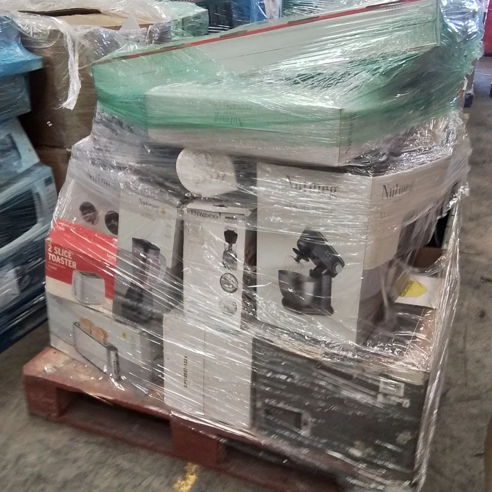 PALLET CONTAINING A LARGE QUANTITY OF ELECTRICAL PRODUCTS TO INCLUDE;KETTLE,STAND MIXER,AIR FRYER,BLENDER,TOASTER,TOWER FAN
