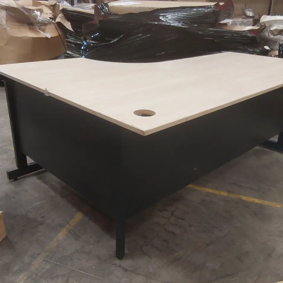 WOODEN OFFICE CORNER DESK