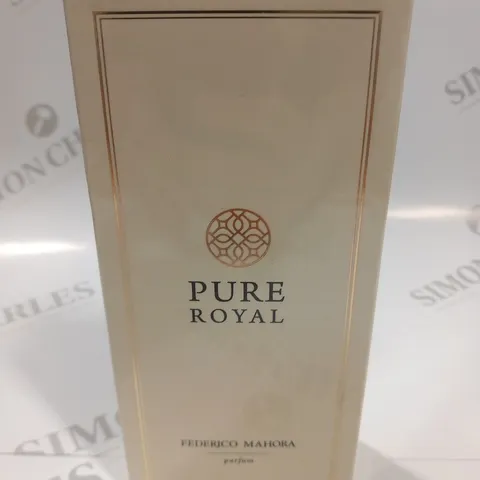 BOXED AND SEALED FEDERICO MAHORA PURE ROYAL PARFUM 50ML