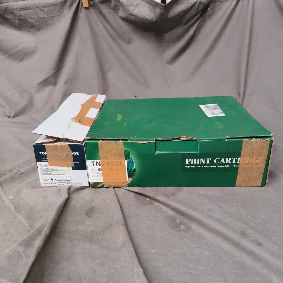 BOX OF APPROXIMATELY 10 ASSORTED PRINTER CARTRIDGE PRODUCTS