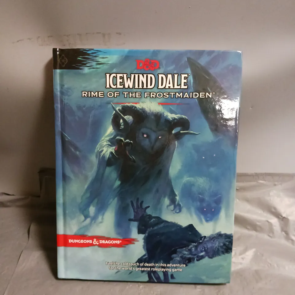 DUNGEONS & DRAGONS ICEWIND DALE: RIME OF THE FROSTMAIDEN ADVENTURE BOOK SEPTEMBER 2020 BOOK