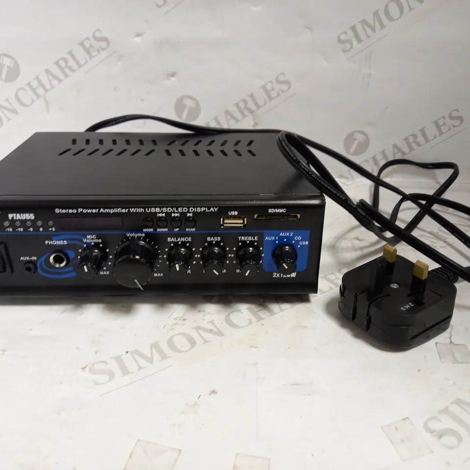 PYLE USA PTAU55 2X120W STEREO POWER AMPLIFIER RRP £124.99