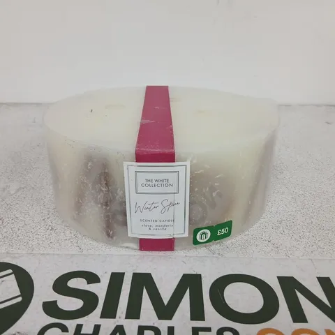 THE WHITE COLLECTION WINTER SPICE SCENTED CANDLE