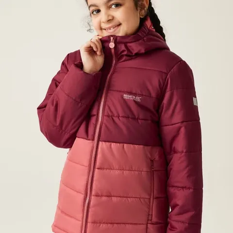BRAND NEW REGATTA CHILDREN'S LOFTHOUSE VIII PADDED JACKET IN RUMBA RED/MINERAL RED SIZE UK 13 YEARS