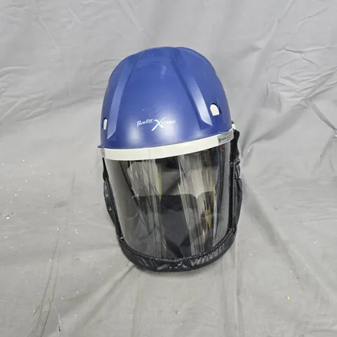PURELITE XSTREAM SAFETY HELMET WITH INTEGRATED FACE SHIELD – BLUE