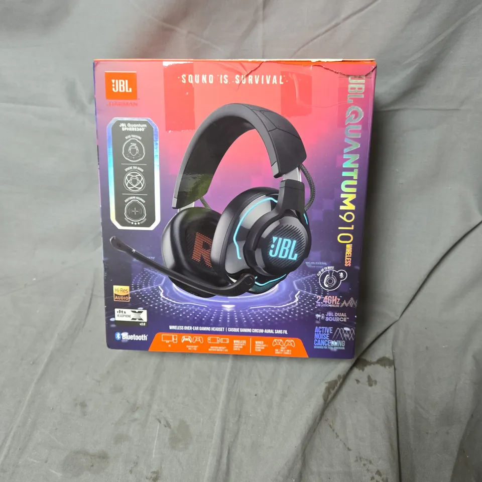 JBL QUANTUM 910 WIRELESS GAMING HEADSET - BLACK