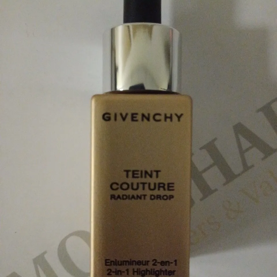 LOT OF 2 GIVENCHY TEINT COUTURE RADIANT DROP 3-IN-1 HIGHLIGHTER, 02 RADIANT GOLD