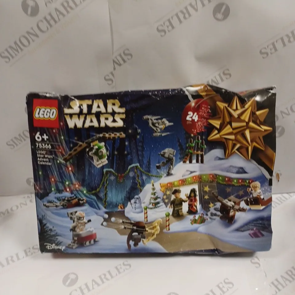 BOXED LEGO STAR WARS ADVENT CALENDAR - 75366 RRP £29.99