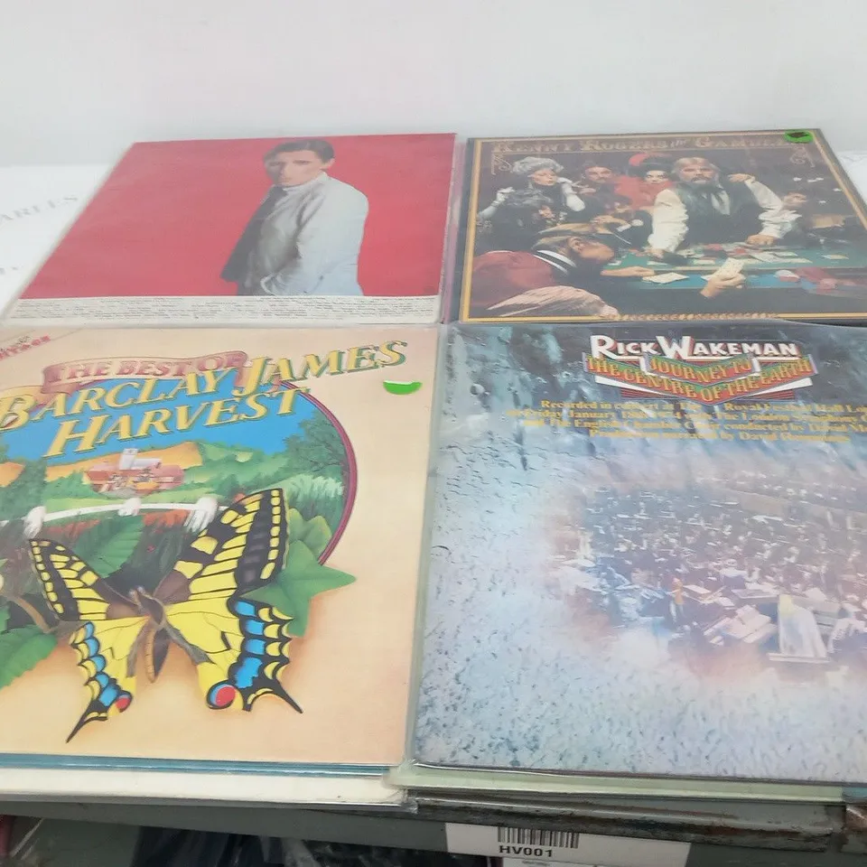 12 X VINYL RECORD LPS TO INCLUDE ERIC CLAPTON, STRAWBS, GENESIS ETC.