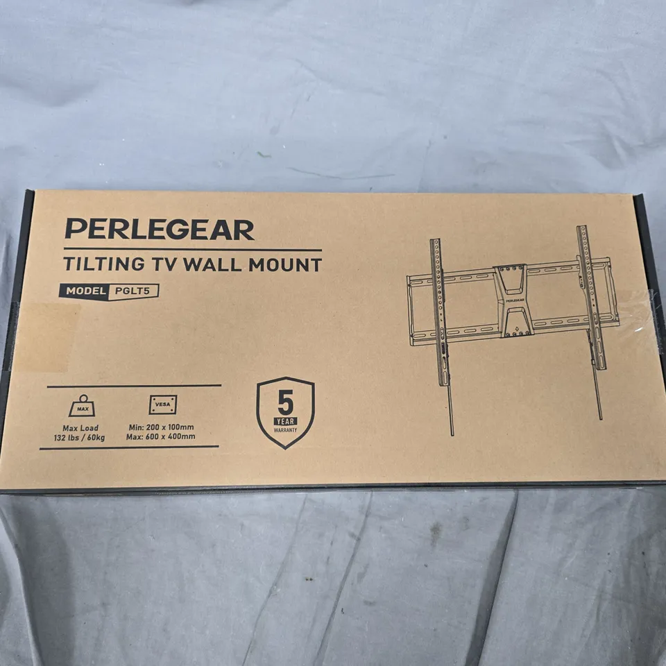 BOXED AND SEALED PERLEGEAR TILTING TV WALL MOUNT (PGLT5)
