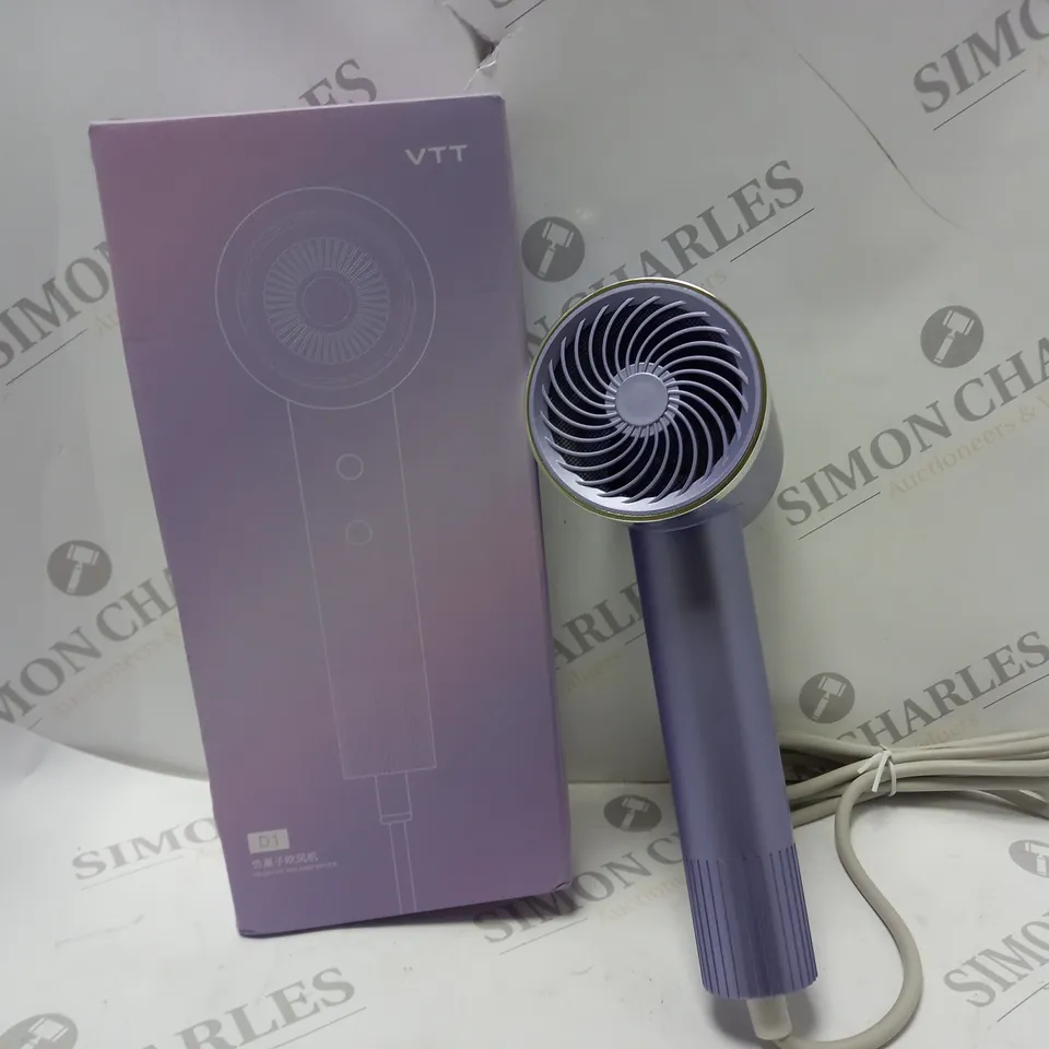 BOXED VTT D1 NEGATIVE ION HAIR DRYER