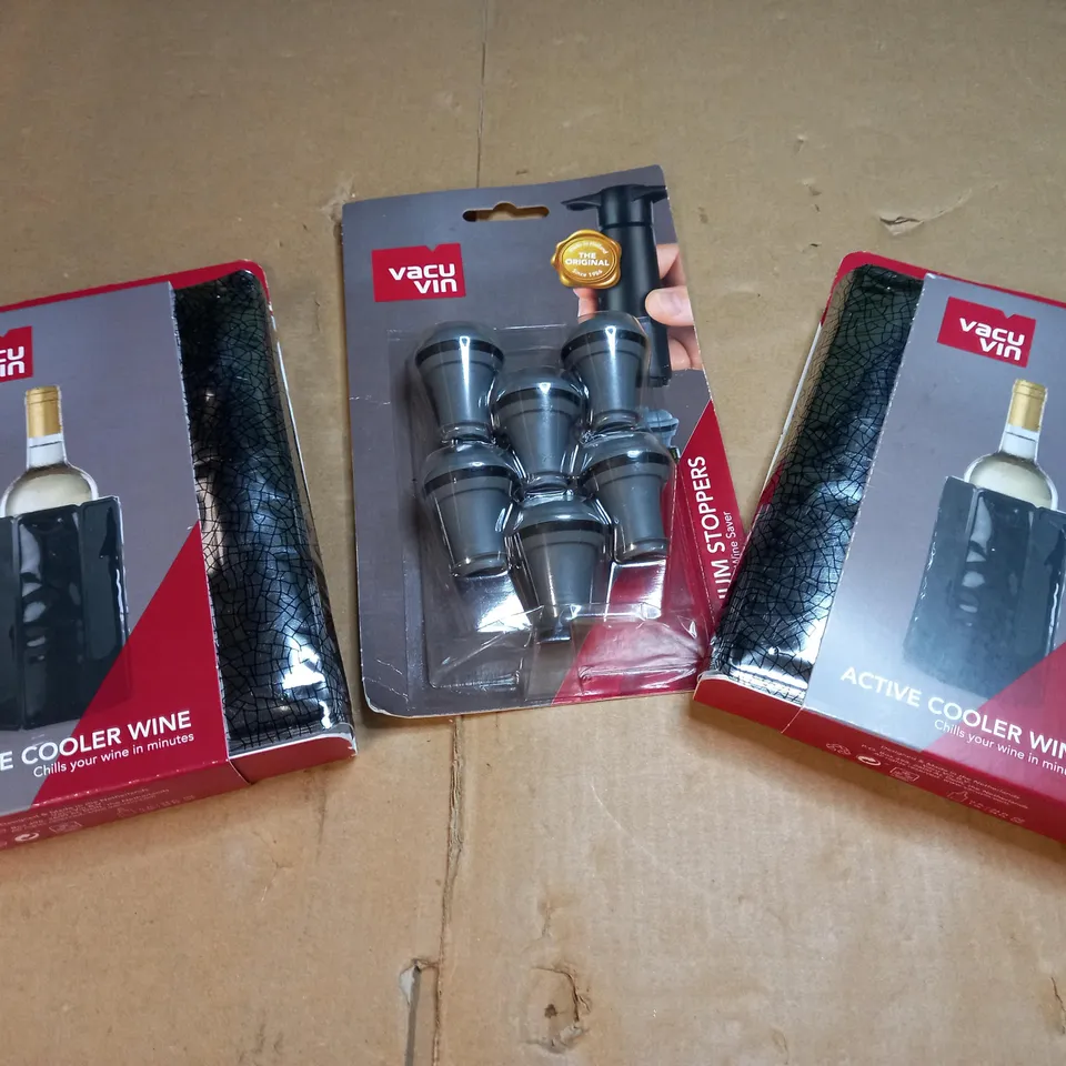 VACU VIN ACTIVE WINE COOLER & STOPPER