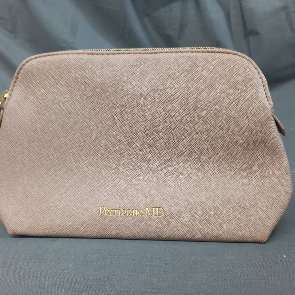 PERRICONE MD TAN COSMETIC BAG