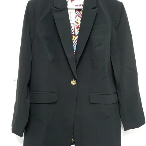 BEN DE LISI TAIL BLAZER IN BLACK - SIZE 16