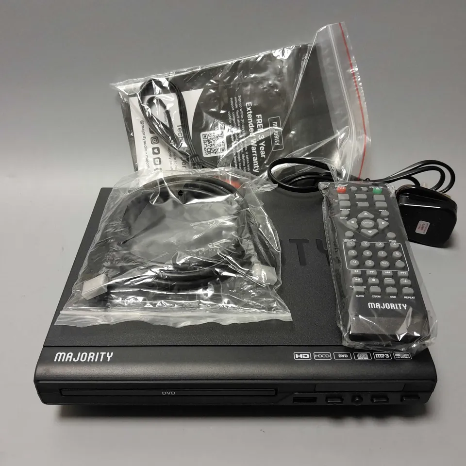BOXED MAJORITY DVD PLAYER