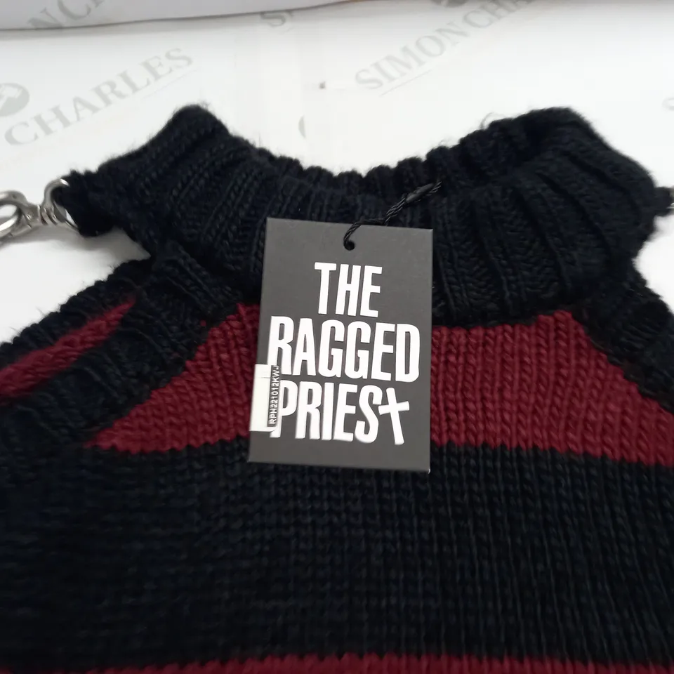 THE RAGGED PRIEST COLD SHOULDER JUMPER - LARGE