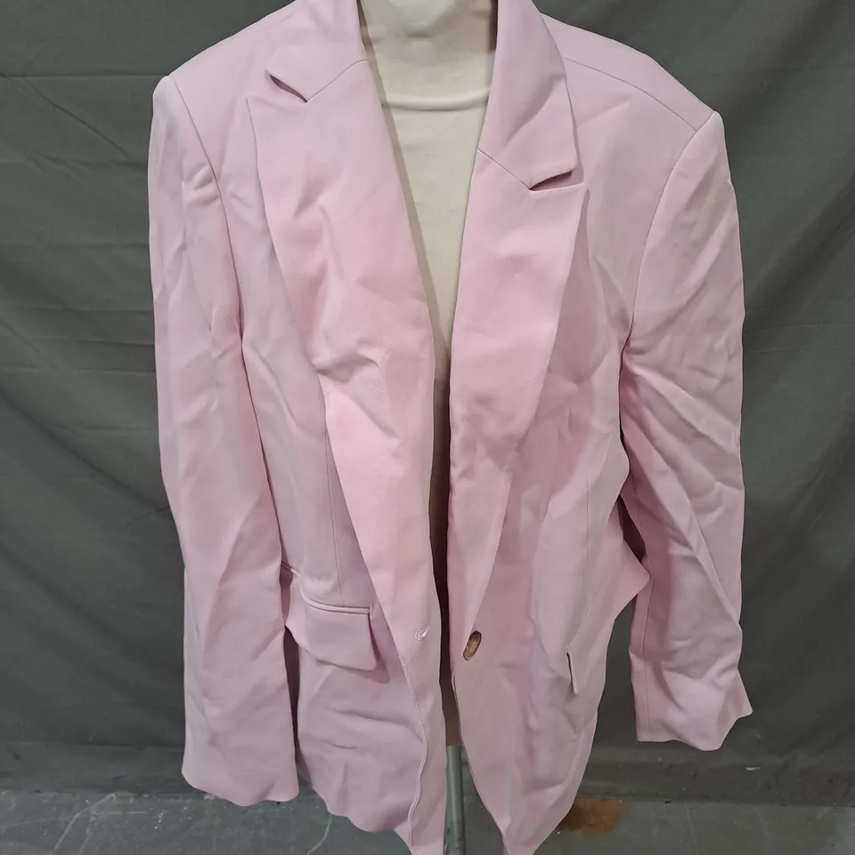 VIVERE TYLER BLAZER IN SOFT PINK SIZE 16