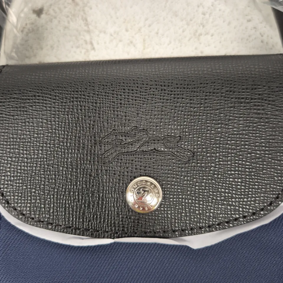 LONGCHAMP ENERGY X ECONYL HANDBAG – NAVY NYLON WITH BLACK LEATHER TRIM