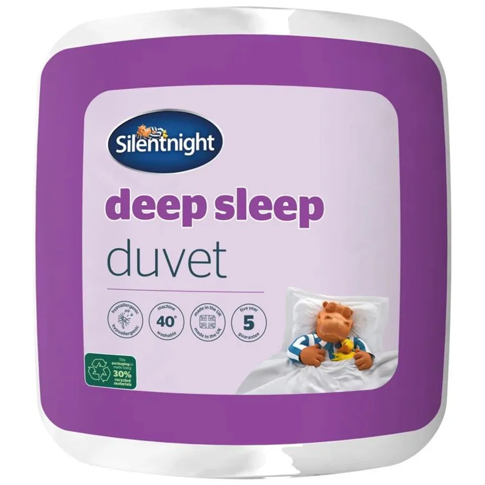BAGGED SILENTNIGHT DEEP SLEEP 10.5 TOG DUVET KINGSIZE