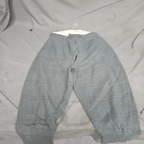 ENRIGHT & BIRLEY LONDON TAILOR TROUSERS – GREY WINDOWPANE CHECK, VINTAGE
