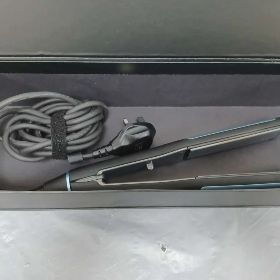 BOXED LOT OF APPROXIMATELY 15 REVAMP HAIR CARE PRODUCTS TO INCLUDE STRAIGHTENERS AND HAIRDRYERS