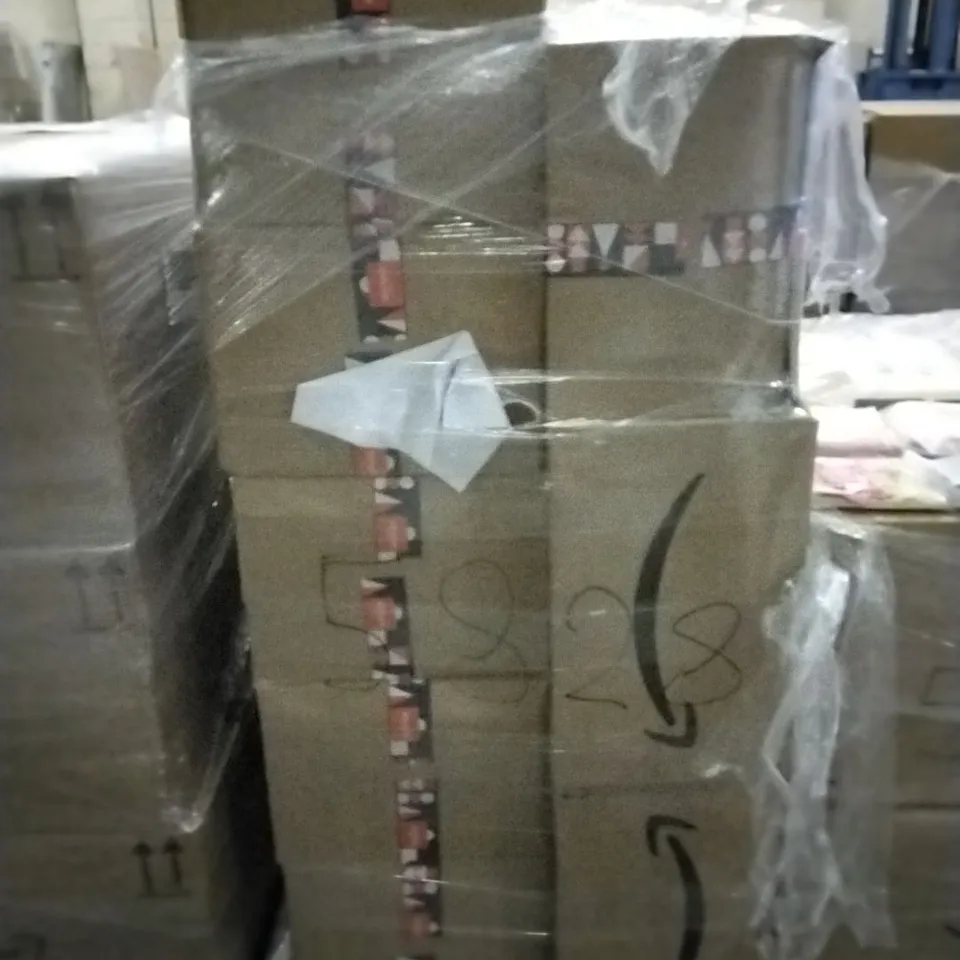 PALLET OF ASSORTED ITEMS INCLUDING MILK FROTHER, MELT BAD WILD, AUTUMNAL ARTIFICAL LEAFS, BEANIES, BABY SHOWER BALLOON SET, HALLOWEEN DECORATIONS 