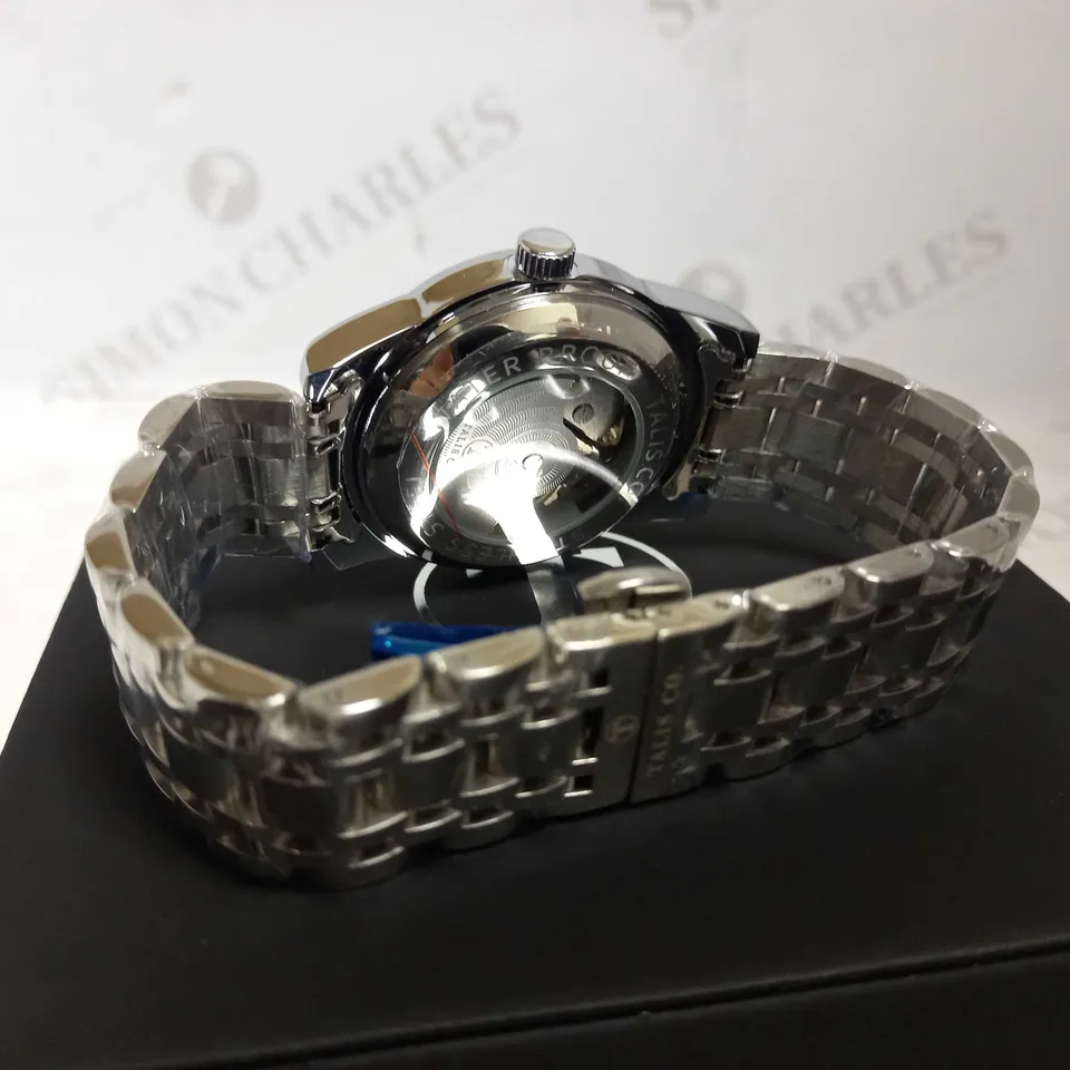 TALIS CO SKELETON GREEN BRACELET STRAP WRISTWATCH RRP £550