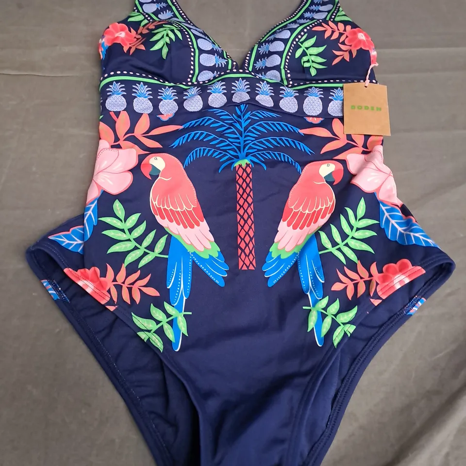 BODEN V-NECK SWIMSUIT SIZE 10L 