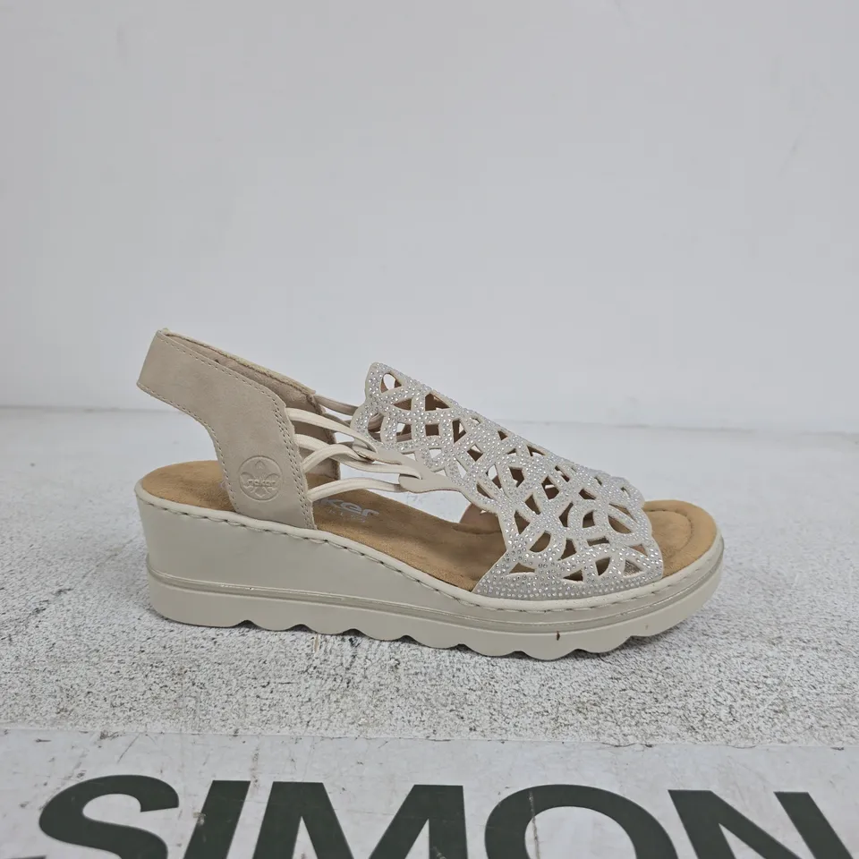 RIEKER WEDGE SANDALS SIZE 6.5