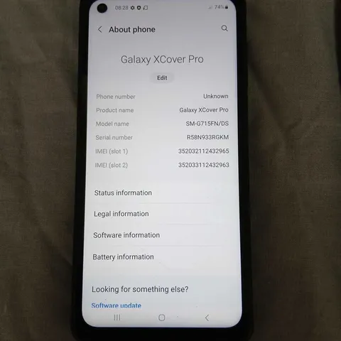 SAMSUNG GALAXY XCOVER PRO SMARTPHONE – BLACK (SM-G715FN/DS)