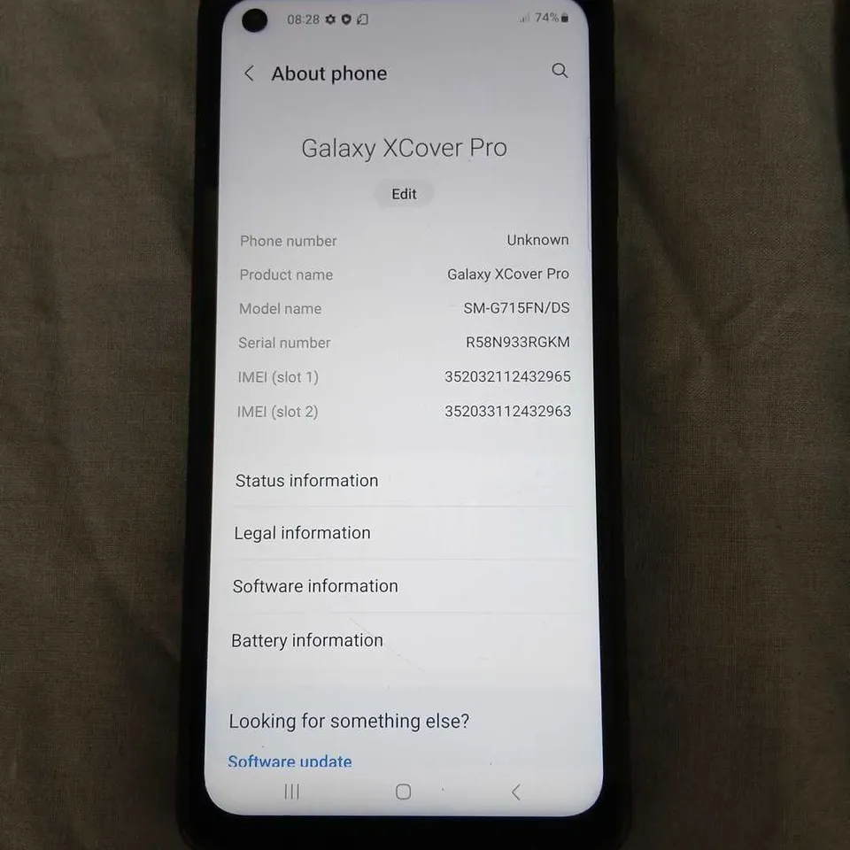 SAMSUNG GALAXY XCOVER PRO SMARTPHONE – BLACK (SM-G715FN/DS)