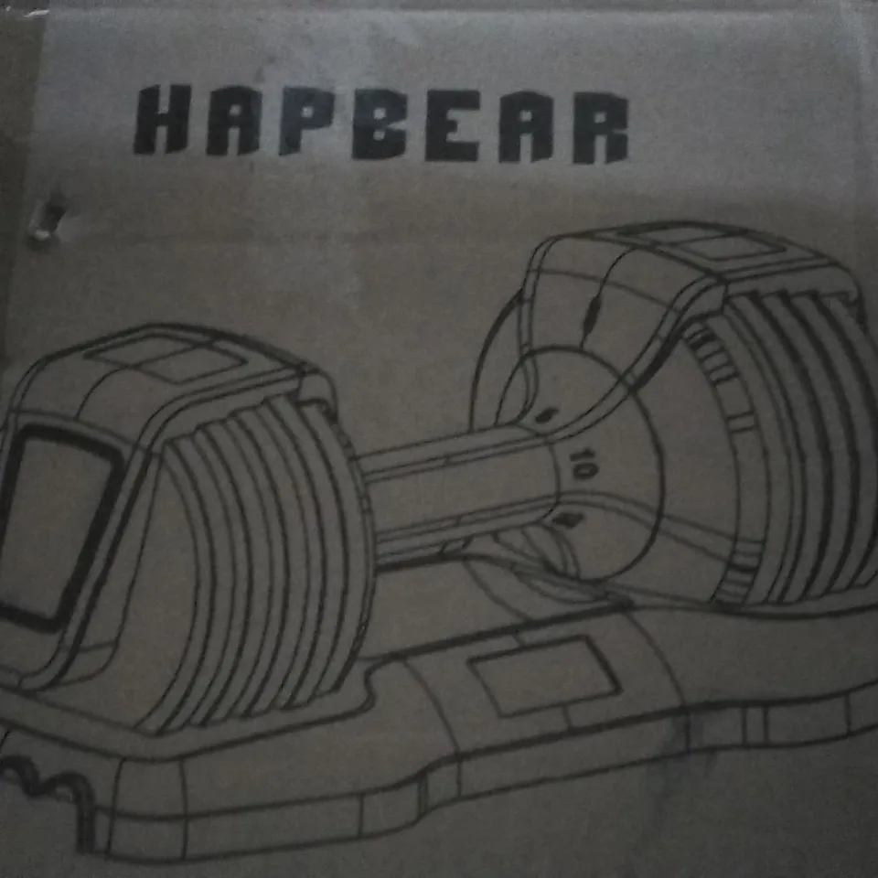 BOXED HAPBEAR  ADJUSTABLE DUMBELL 25LB X 1 