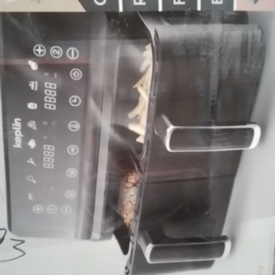 BOXED KEPLIN 9 LITRE DUAL DRAWER AIRFRYER