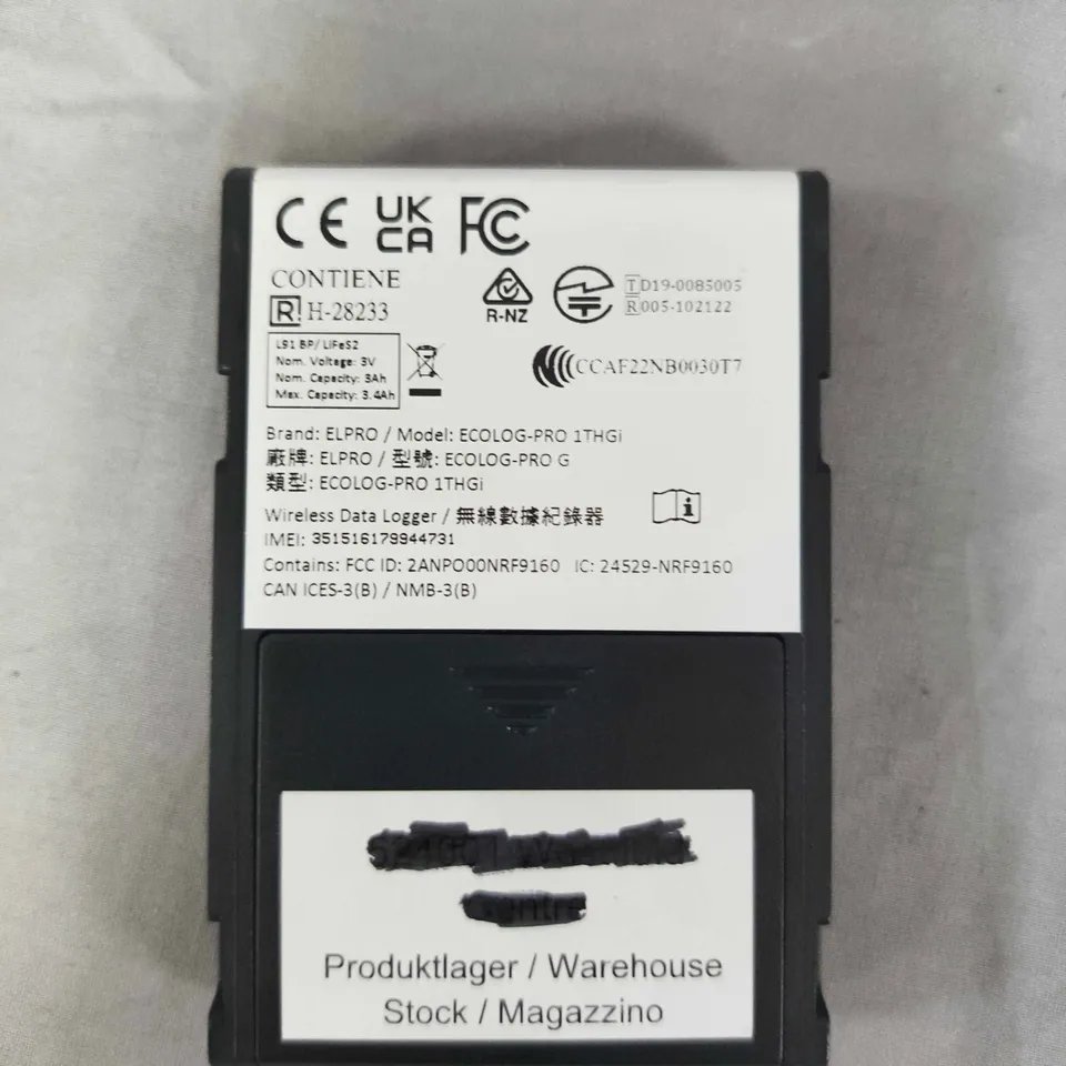 ELPRO ECOLOG-PRO 1THGI WIRELESS DATA LOGGER