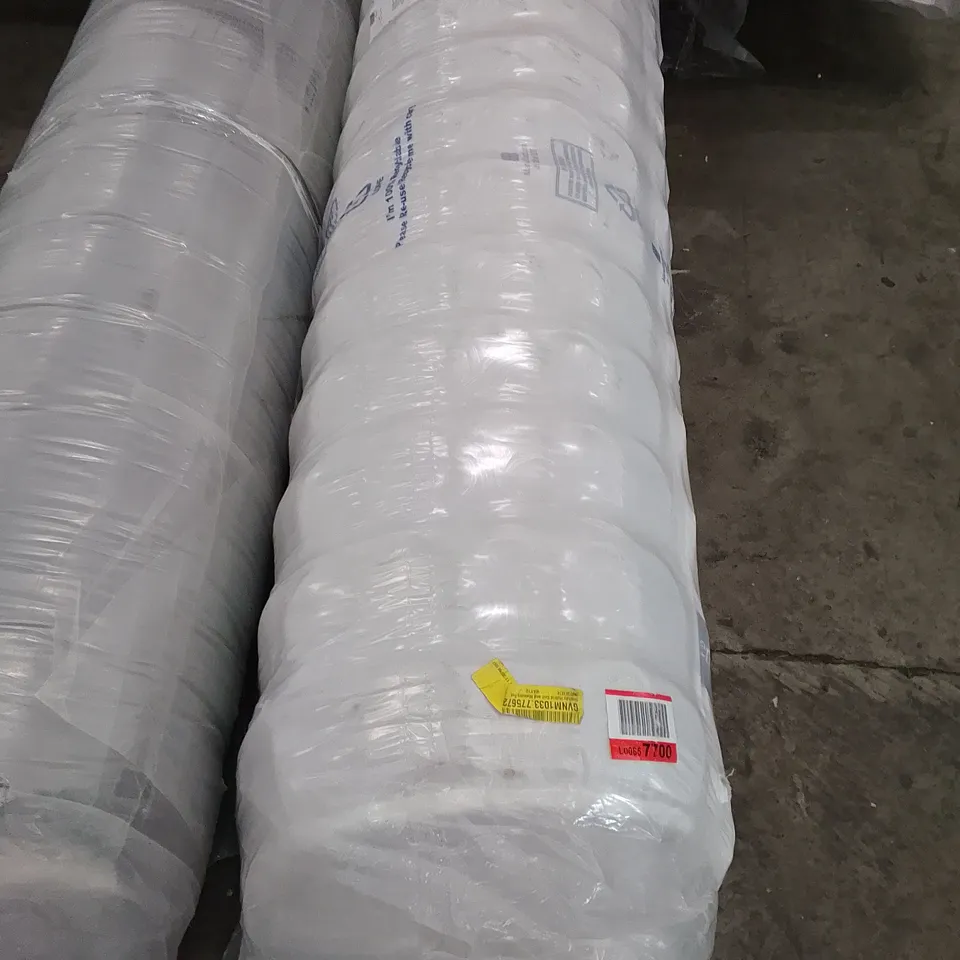 QUALITY BAGGED ROLLED 4'6" DOUBLE SERENITY HYBRID COIL AND MEMORY FOAM MATTRESS