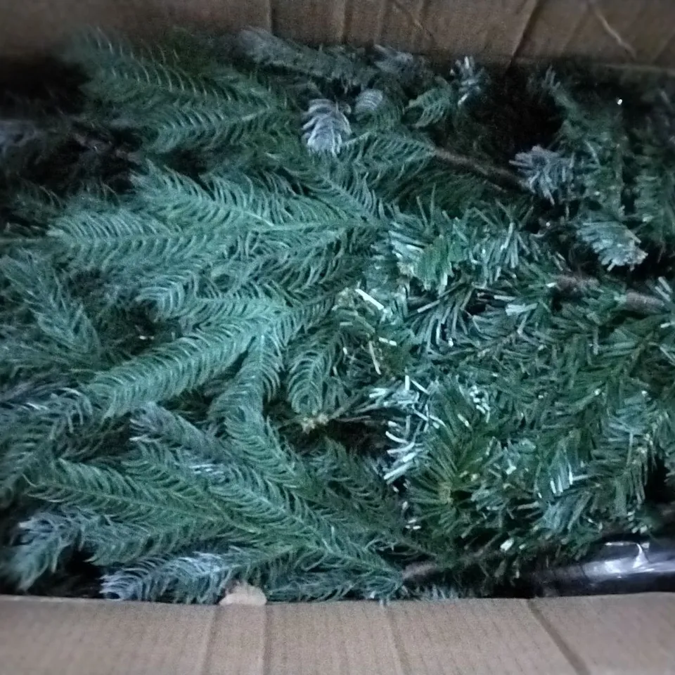 BOXED GREY REALISTIC PINE CHRISTMAS TREE 