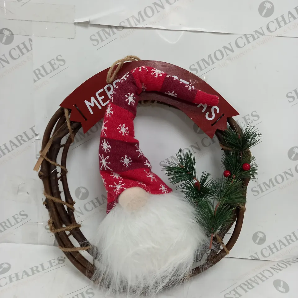 BOXED FESTIVE GONK WREATH