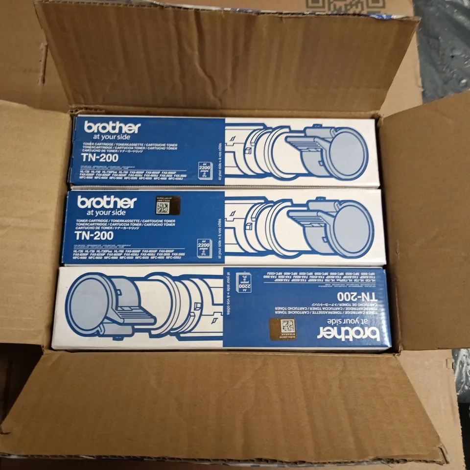 BROTHER TN-200 TONER CARTRIDGES (BOX OF 6) – BOXED SET FOR BROTHER PRINTERS
