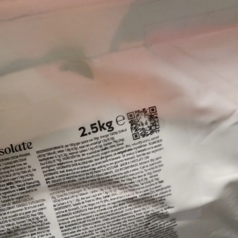 MYPROTEIN IMPACT WHEY ISOLATE – NATURAL CHOCOLATE FLAVOUR, 2.5KG