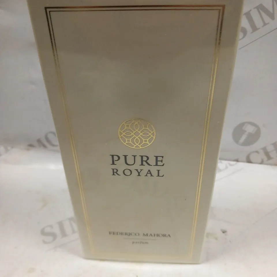 BOXED AND SEALED FEDERICO MAHORA PURE ROYAL PARFUM 50ML