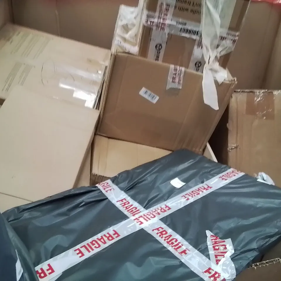 PALLET OF ASSORTED HOUSEHOLD GOODS AND PRODUCTS TO INCLUDE;LED MONITOR,STEAM CLEANER,ACTIVITY GYM MAT