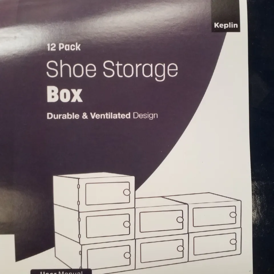 KEPLIN 12PK SHOE STORAGE BOX
