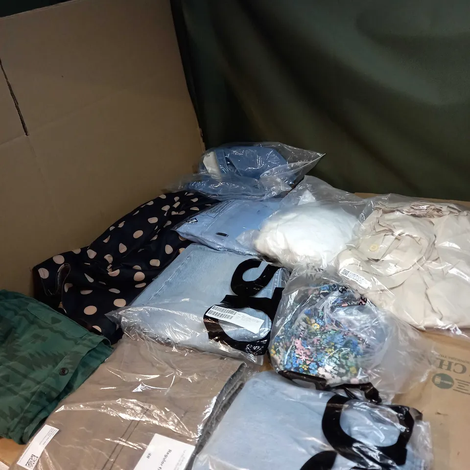 LOT OF APPROX 20 ASSORTED CLOTHING ITEMS TO INCLUDE JUMPERS, SOCKS AND T-SHIRTS