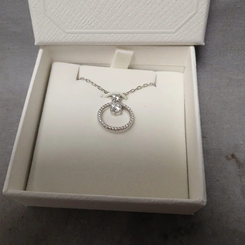 BOXED SWAROVSKI SILVER PLATED CRYSTAL CONSTELLA PENDANT NECKLACE