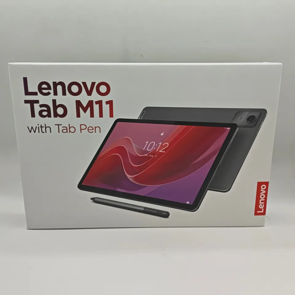 BOXED LENOVO TAB M11 TABLET WITH PEN IN LUNA GREY