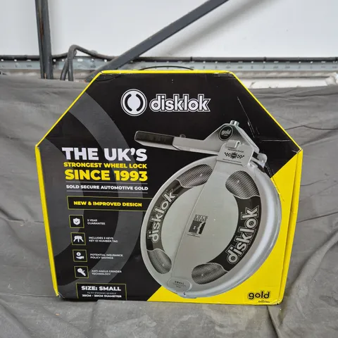 DISKLOK STEERING WHEEL LOCK - GOLD EDITION